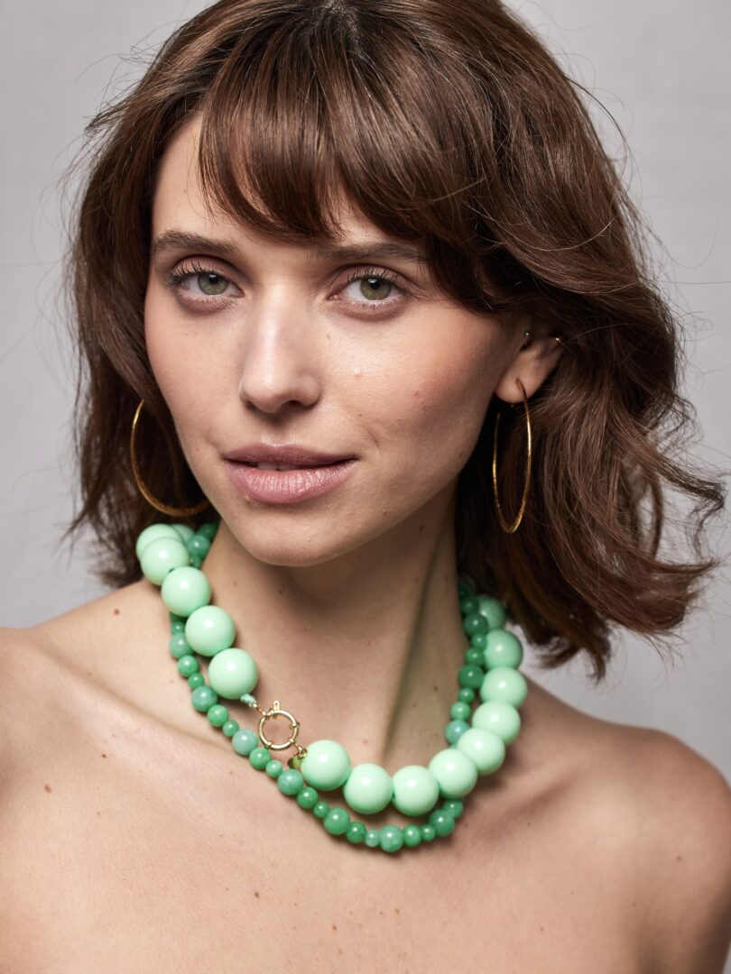 KorteKettingmetGroteRondeKralenMint__3