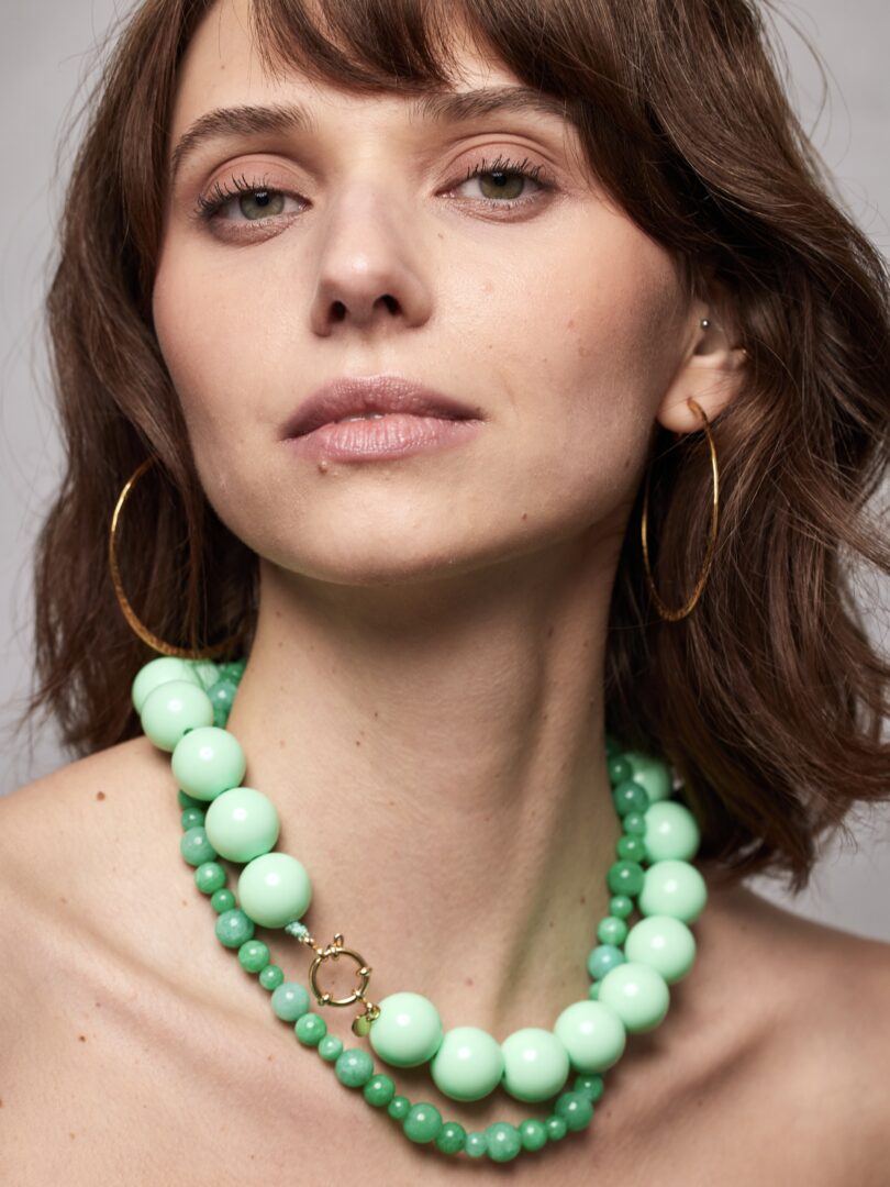 KorteKettingmetGroteRondeKralenMint__4