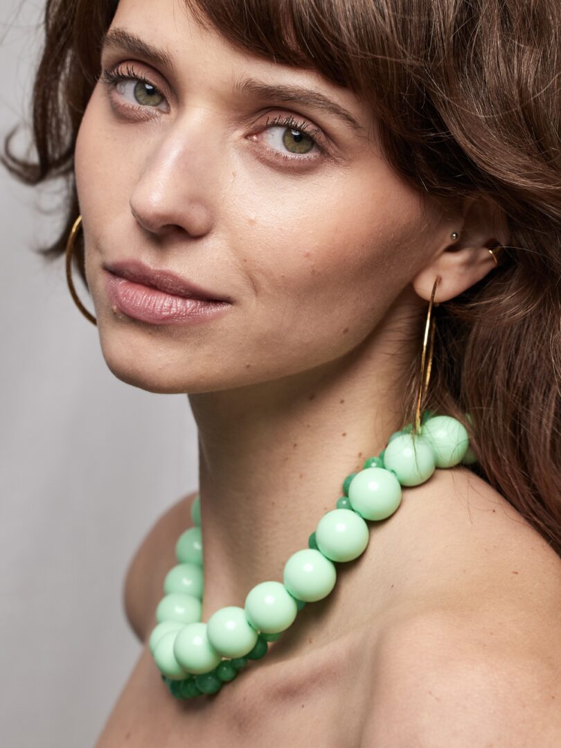 KorteKettingmetGroteRondeKralenMint__5