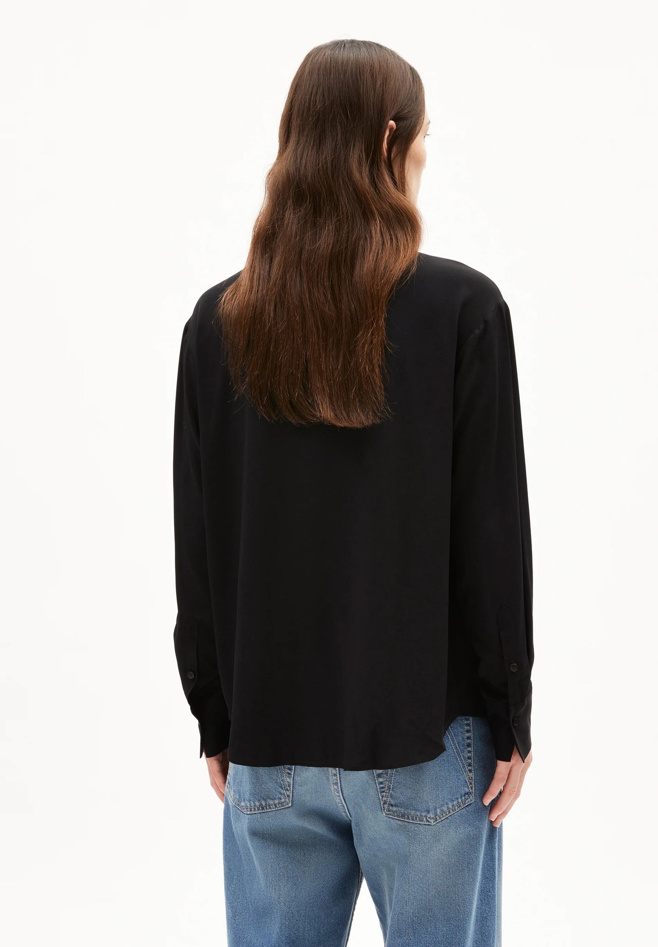 LARISAANA LONGSLEEVE 105 Black - LEEF mode en accessoires