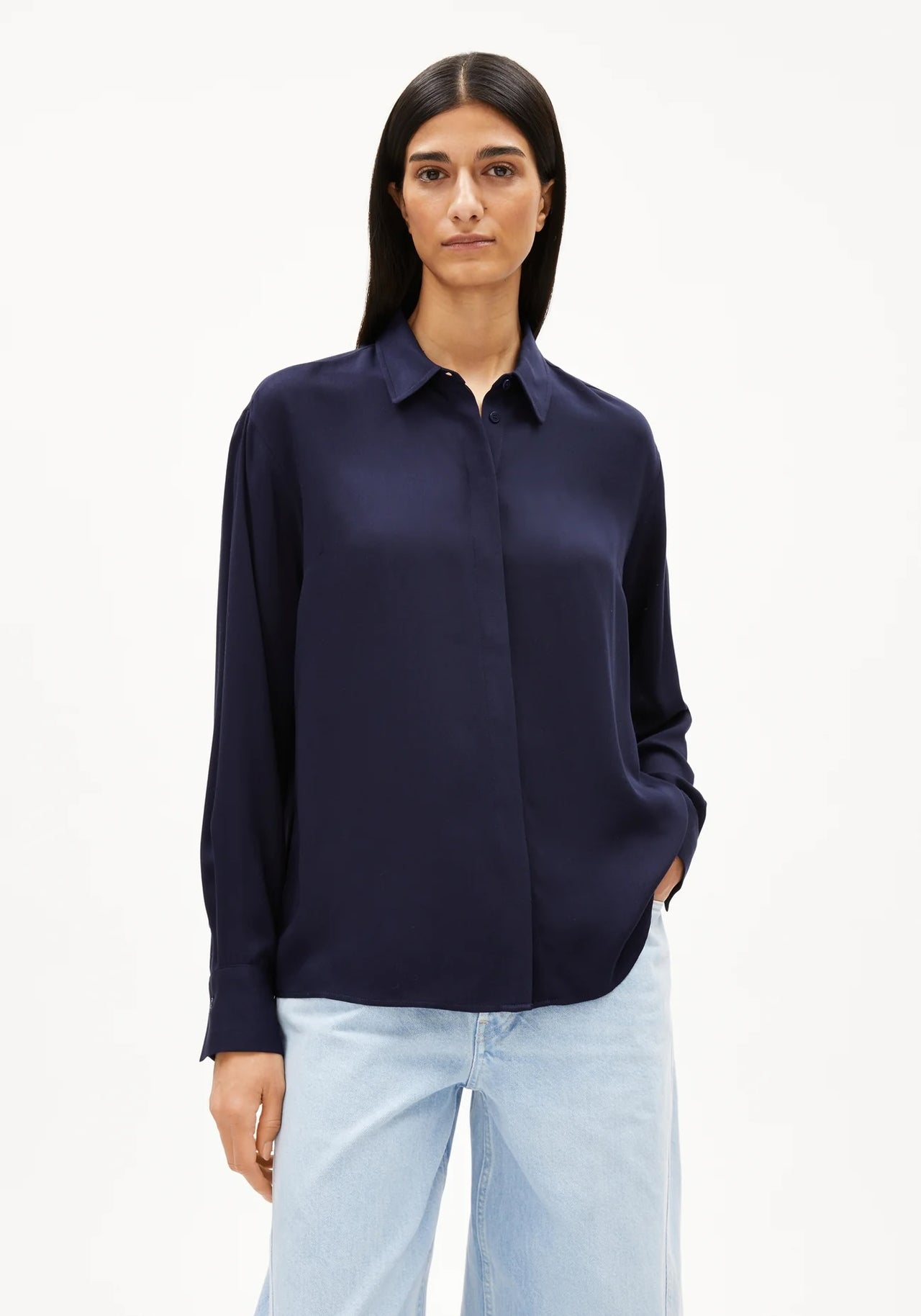 LARISAANA LONGSLEEVE 3232 Tinted Navy