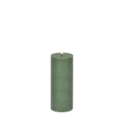 LED Pillar Candle (7.8x20cm) Olive Green - LEEF mode en accessoires