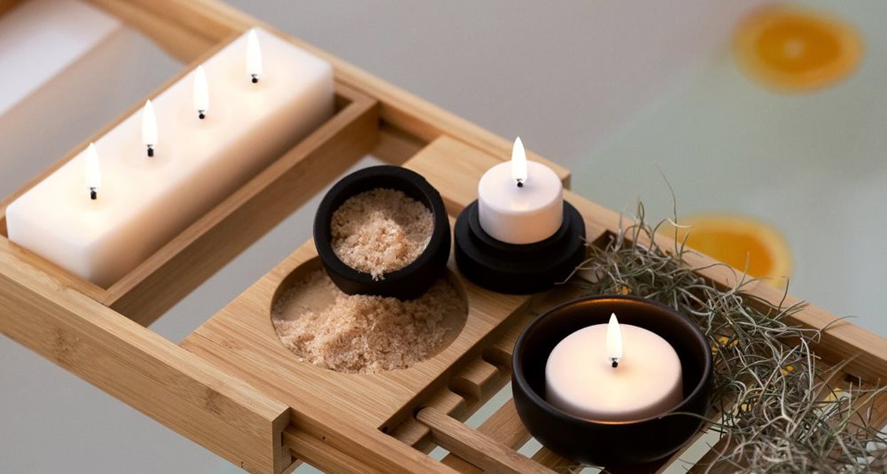 LED Tealight 400 battery incl. White Plain - LEEF mode en accessoires