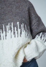 LIPSA-PU Brown/Cream - LEEF mode en accessoires