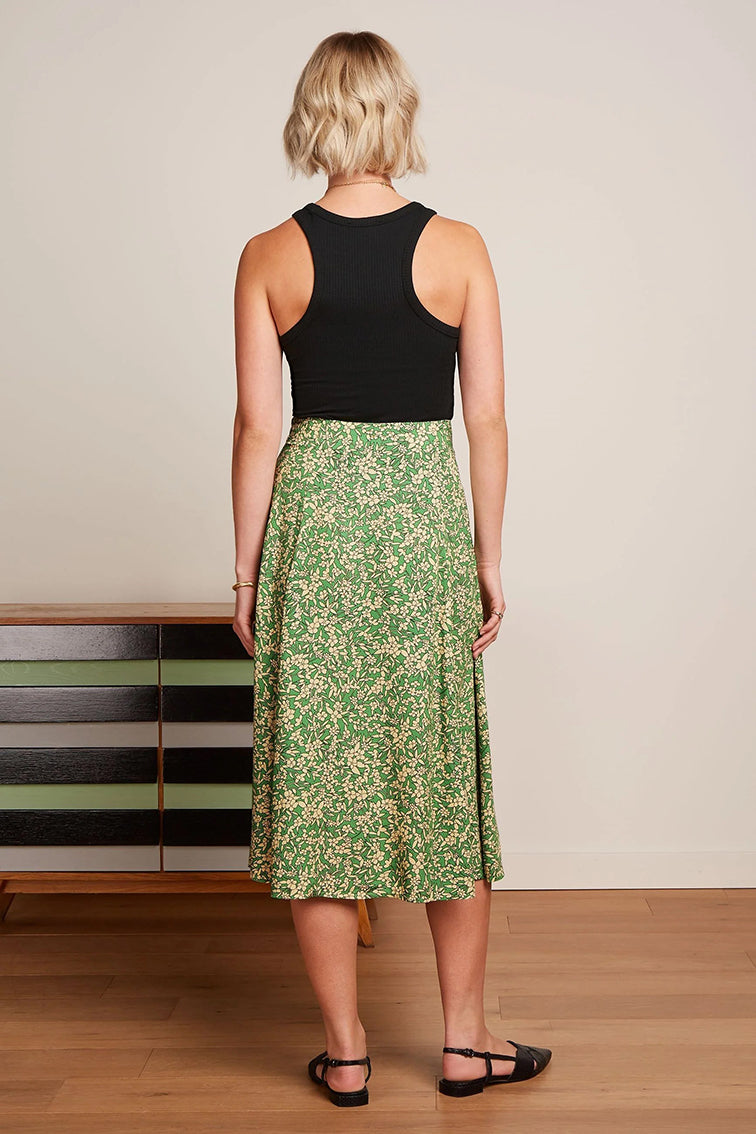 Laia Skirt Paradis 271 Jasmin Green - LEEF mode en accessoires