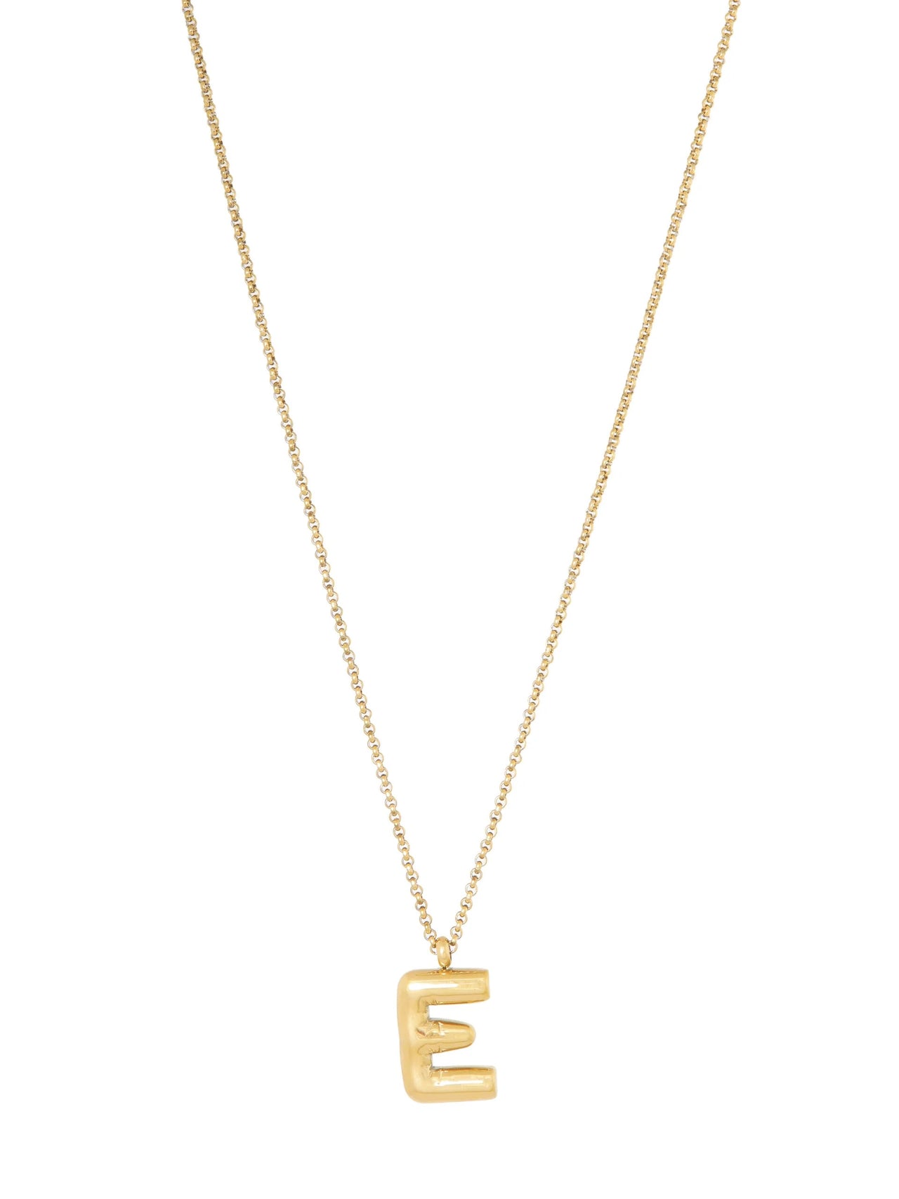 Lange ketting met letter hanger Q - LEEF mode en accessoires