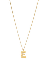 Lange ketting met letter hanger Q - LEEF mode en accessoires