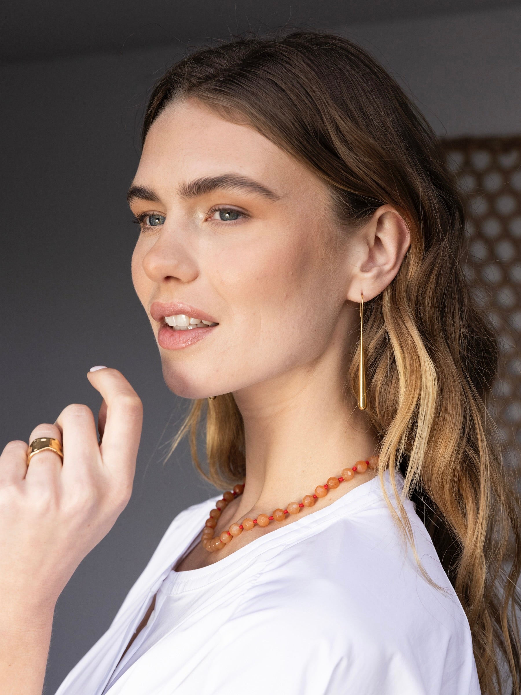 Lange ranke oorstekers - LEEF mode en accessoires
