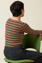 Lili Tee Lumi Stripe 999 Multi Color - LEEF mode en accessoires