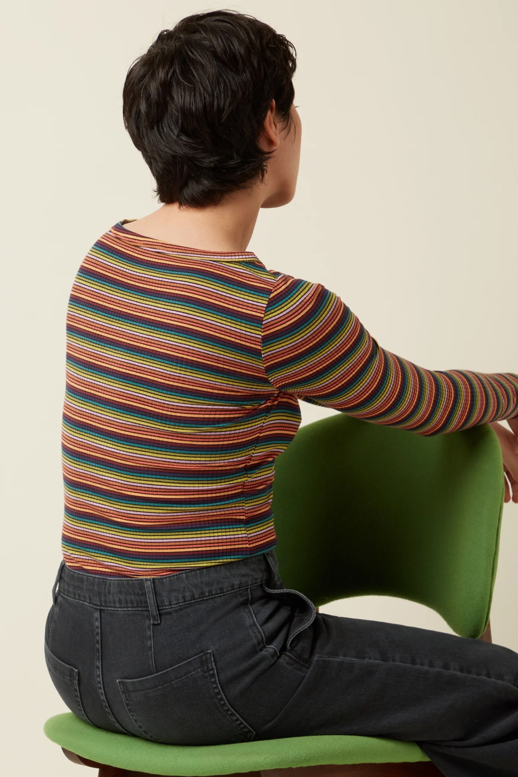 Lili Tee Lumi Stripe 999 Multi Color - LEEF mode en accessoires