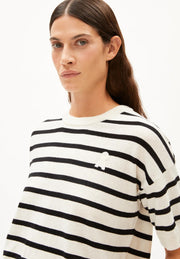 Lillaas Stripes Off White-Black - LEEF mode en accessoires