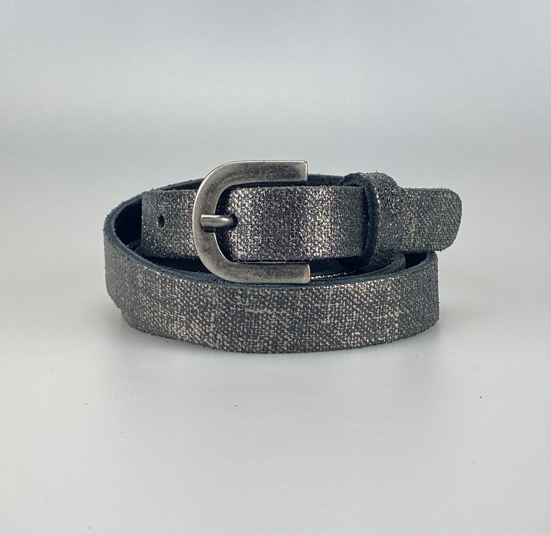 Linn (2 cm breed) Zilver/Zwart