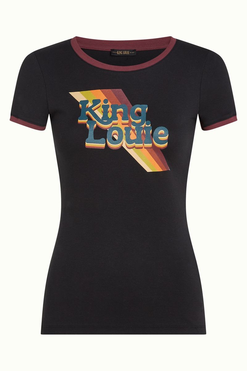 Logo Tee   001 Black - LEEF mode en accessoires