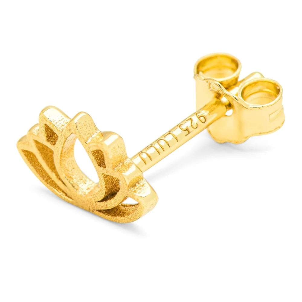 LotusEarring1pcsGoldPlated__4
