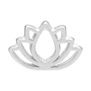 LotusEarring1pcsSilverPlated__1