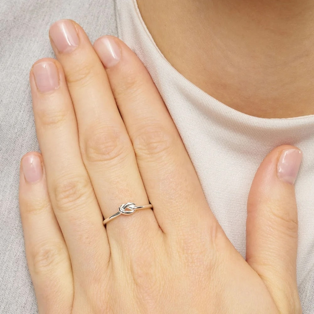 LoveKnotRingsilverSilverPlated__2