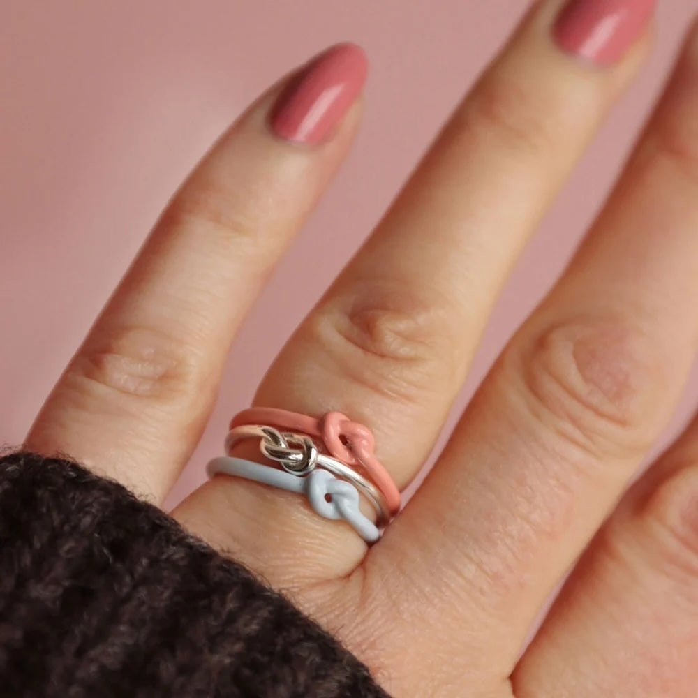 LoveKnotRingsilverSilverPlated__3