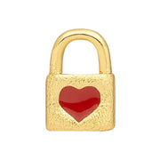 LoveLockearring1pcsGoldGoldPlated__1