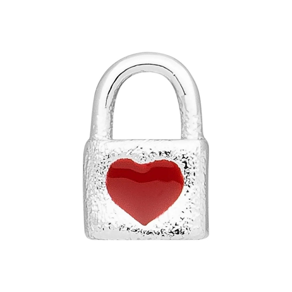 LoveLockearring1pcsSilverSilverPlated__1