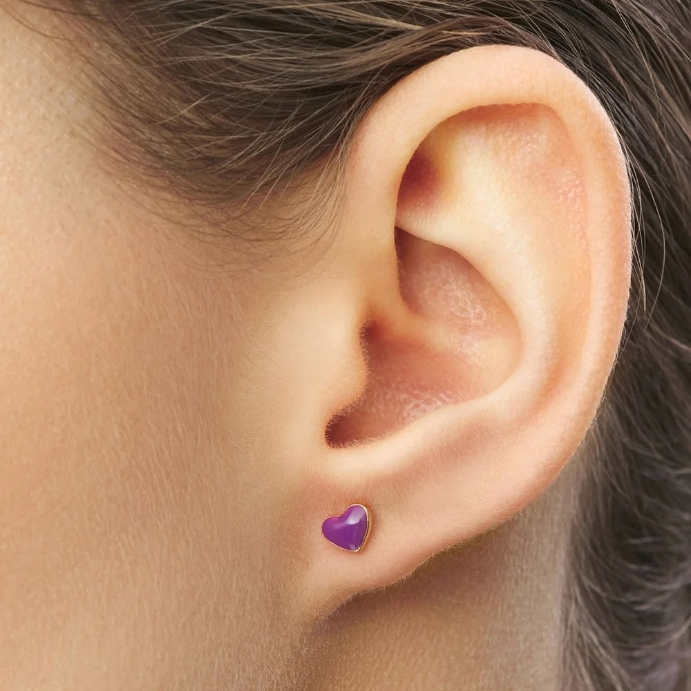 LoveUearring1pscPurpleHarvest__2