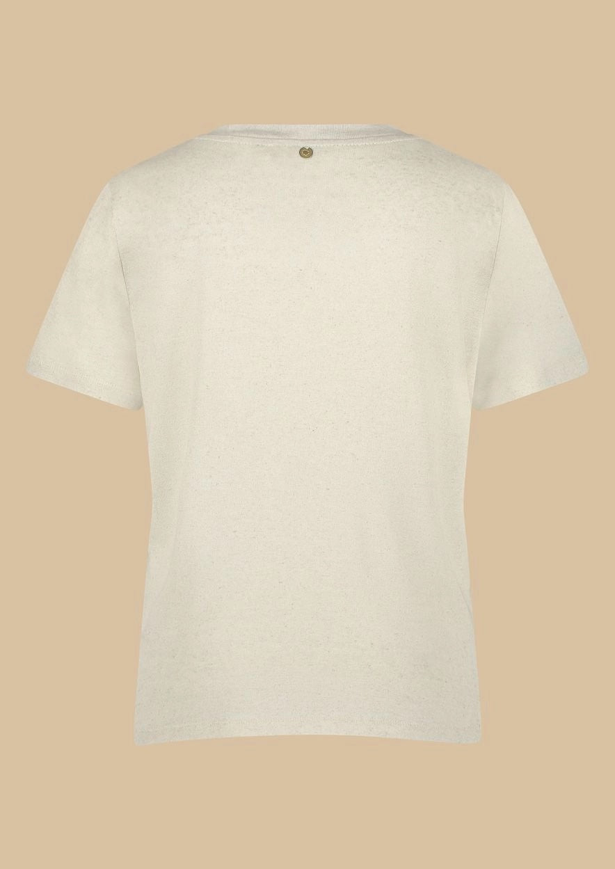 MILA TEE 4464 Naturel Melange