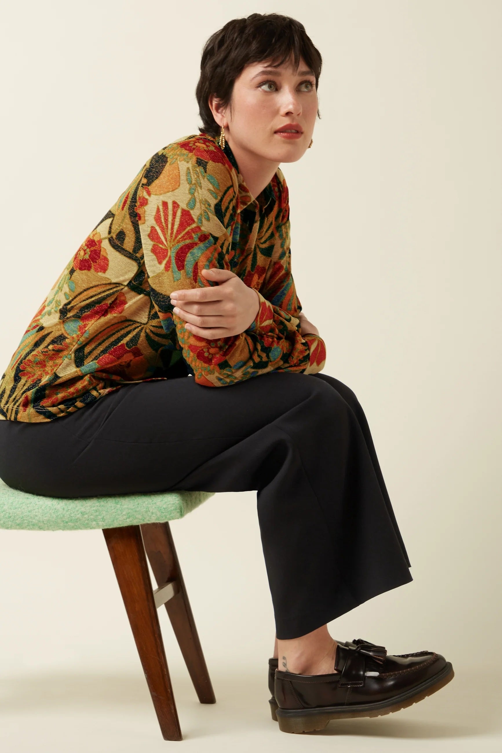 Maisie Blouse Dazz 001 Black - LEEF mode en accessoires