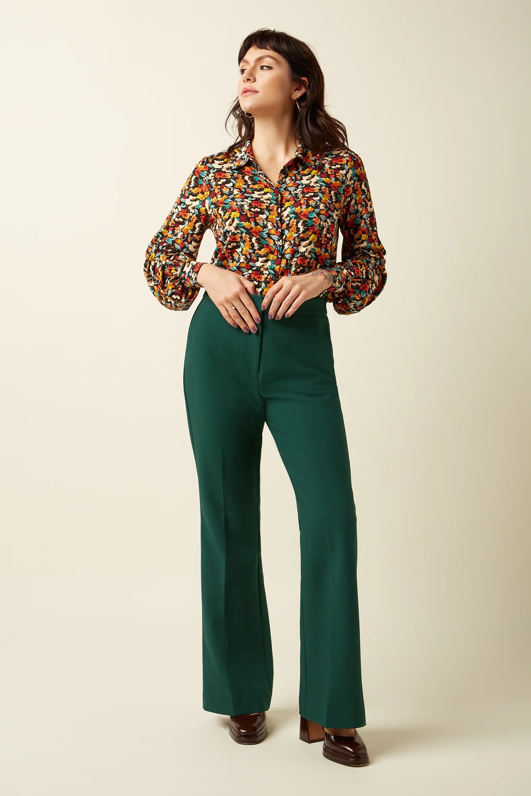 Maisie Blouse Mauve  999 Multi Color - LEEF mode en accessoires