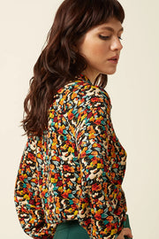 Maisie Blouse Mauve  999 Multi Color - LEEF mode en accessoires