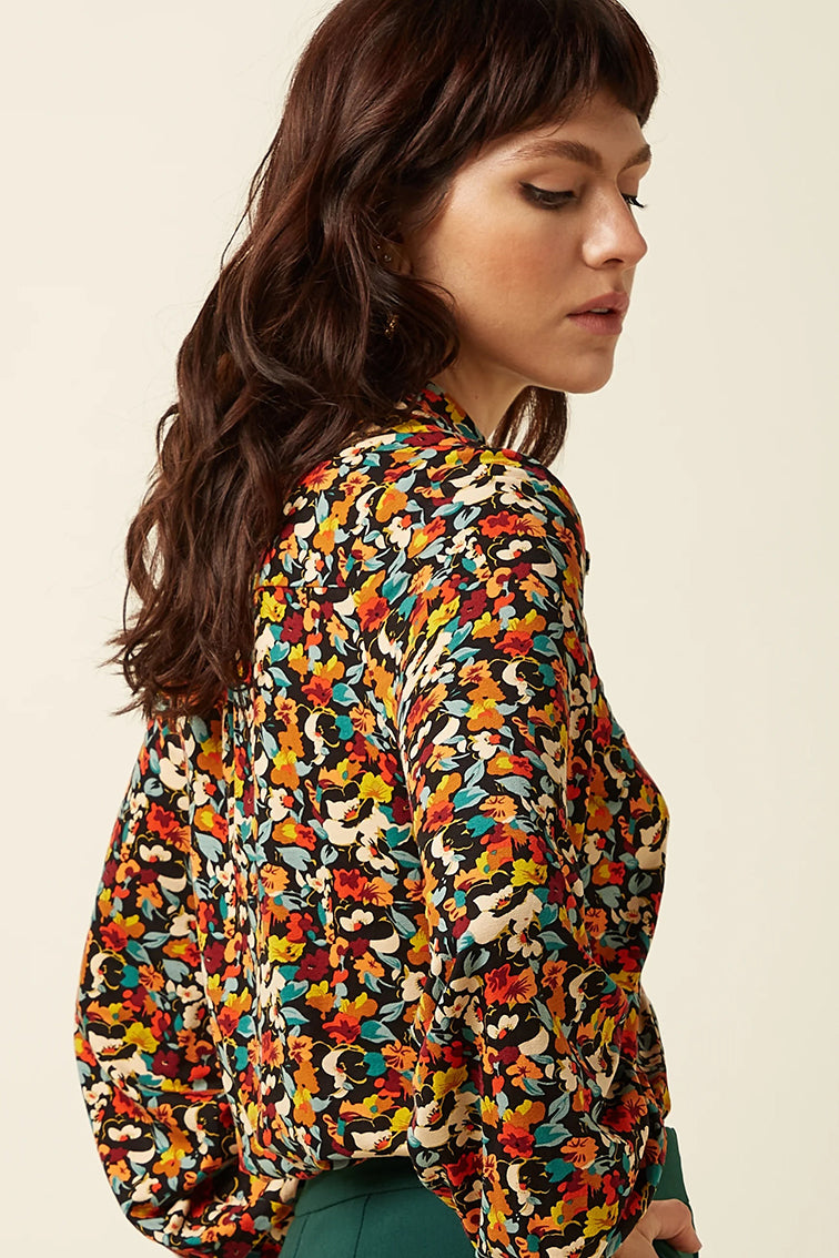 Maisie Blouse Mauve  999 Multi Color - LEEF mode en accessoires