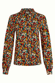 Maisie Blouse Mauve  999 Multi Color - LEEF mode en accessoires