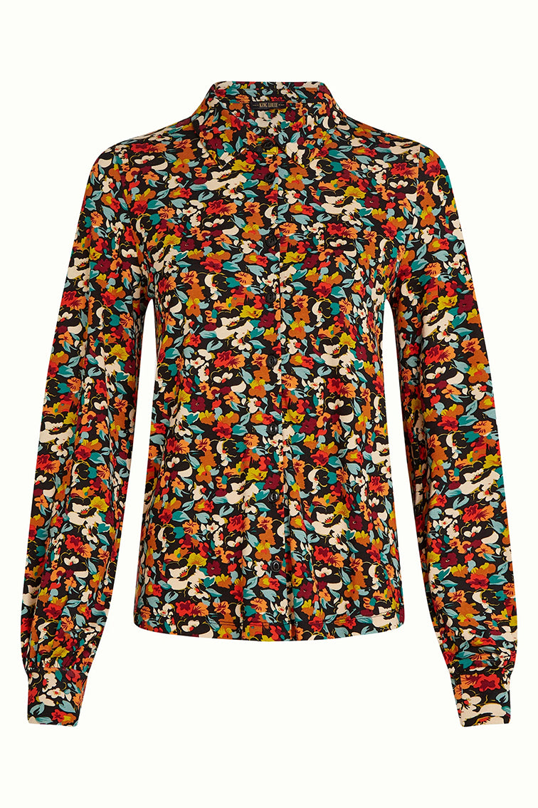 Maisie Blouse Mauve  999 Multi Color - LEEF mode en accessoires