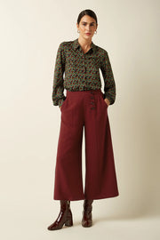 Maisie Blouse Mirth Jersey 678 Rhubarb Red - LEEF mode en accessoires