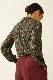 Maisie Blouse Mirth Jersey 678 Rhubarb Red - LEEF mode en accessoires