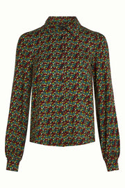 Maisie Blouse Mirth Jersey 678 Rhubarb Red - LEEF mode en accessoires