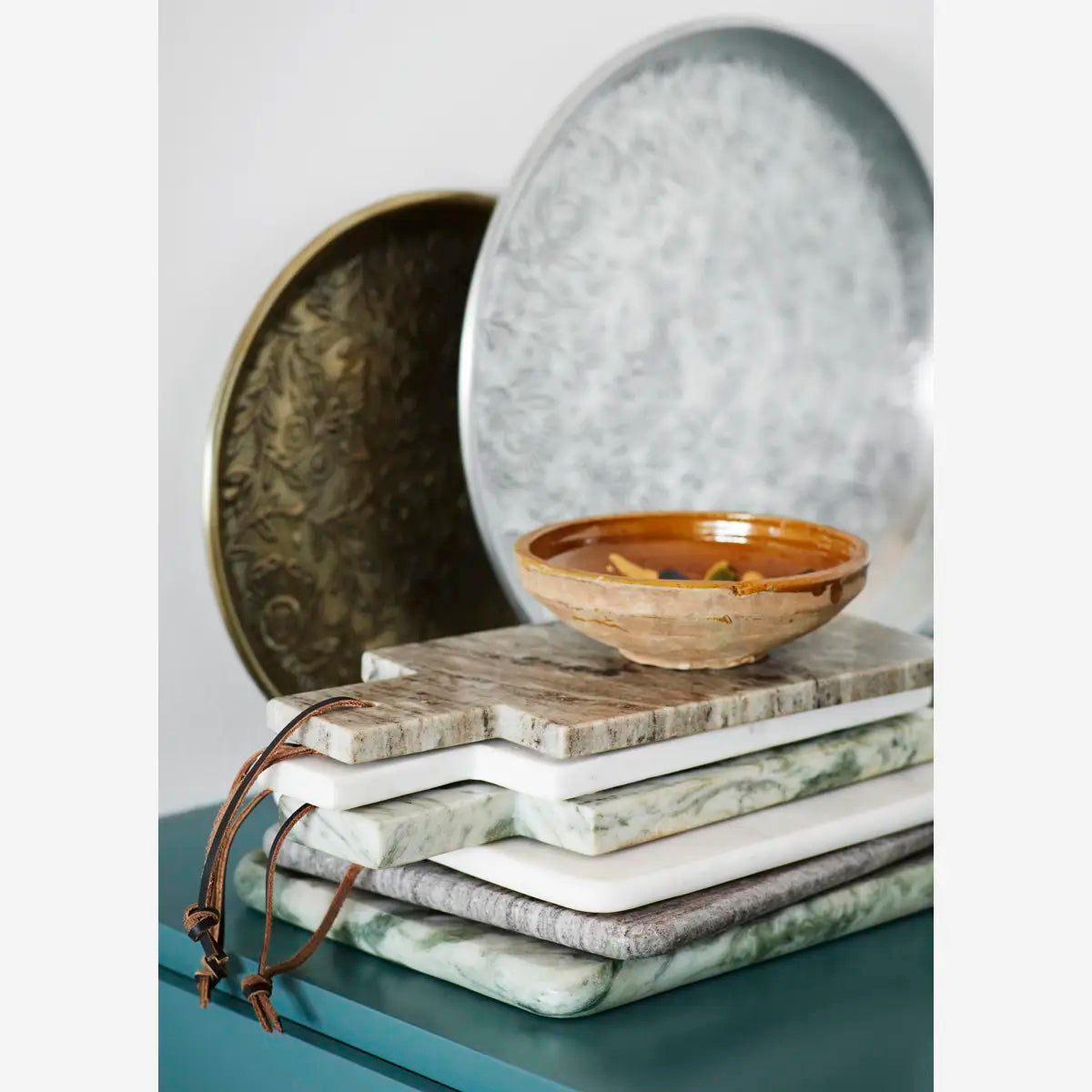 Marble Chopping Board Light green