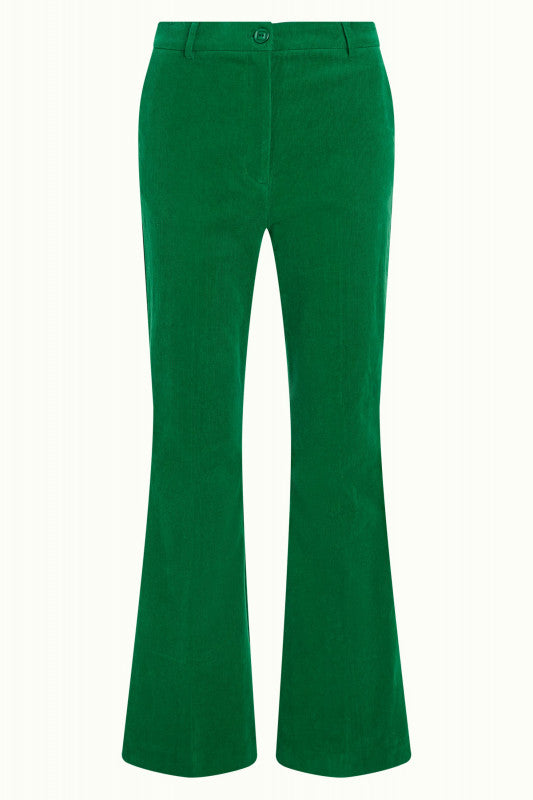 Marcie Flared Pants Lake 240 Meadow Green - LEEF mode en accessoires