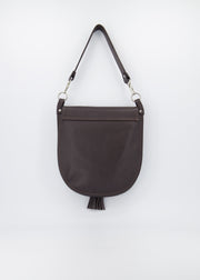 Meghan Classic Grain Crossbodytassen Donker bruin - LEEF mode en accessoires