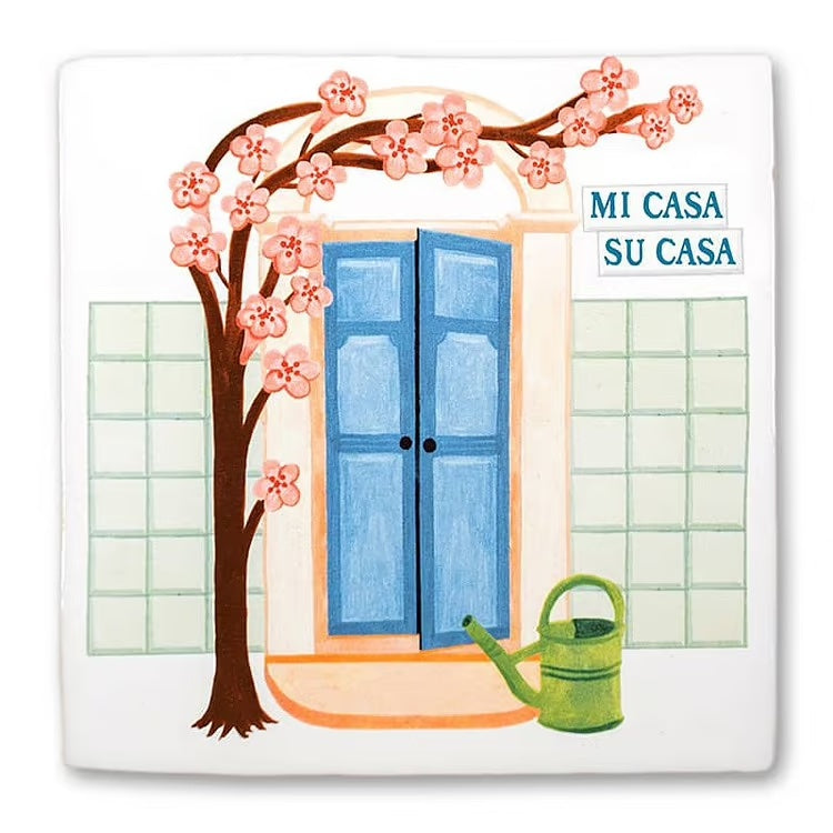 StoryTiles Mi Casa es Su Casa tegel van 10x10 cm met kleurrijke illustratie