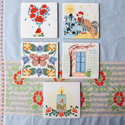 StoryTiles Mi Casa es Su Casa 10x10 cm tegel met kleurrijk huisontwerp