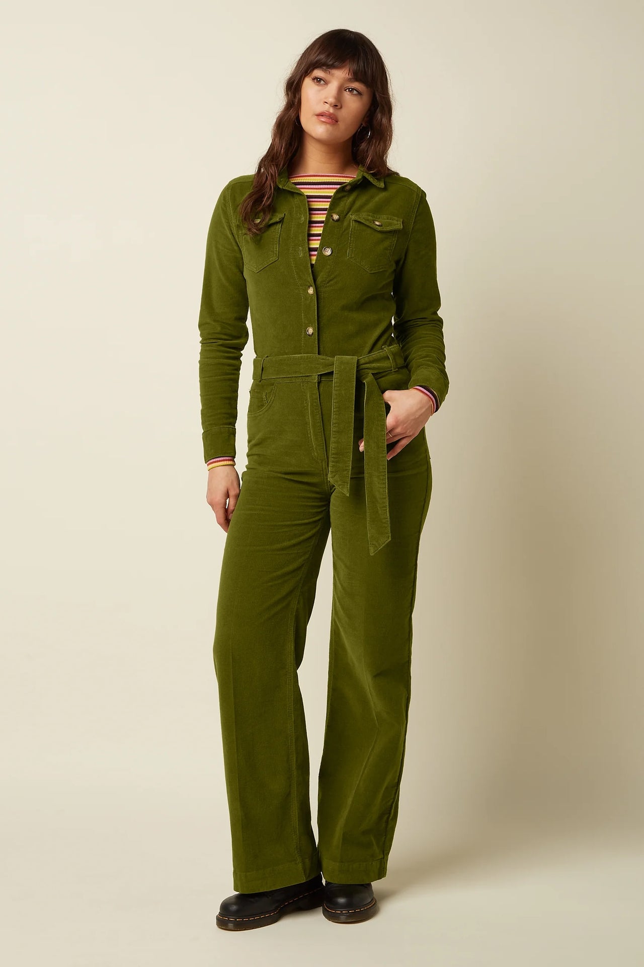 MiaJumpsuitBabyCord253Poseygreen__2