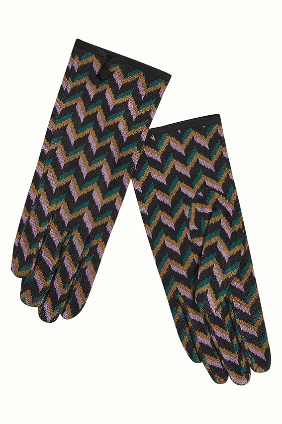 Goudbruine Mirelle handschoen van King Louie met warme, zachte textuur en stijlvolle afwerking.