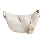 Zwarte Moon Bag Small Monochrome 831 soft shell van Gotbag, compacte tas met glad softshell materiaal, zichtbaar in de afbeelding.