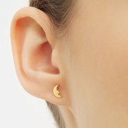 MoonStarearring1pcsGoldPlated__2