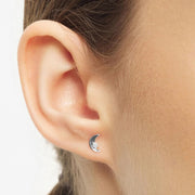 MoonStarearring1pcsSilverPlated__2