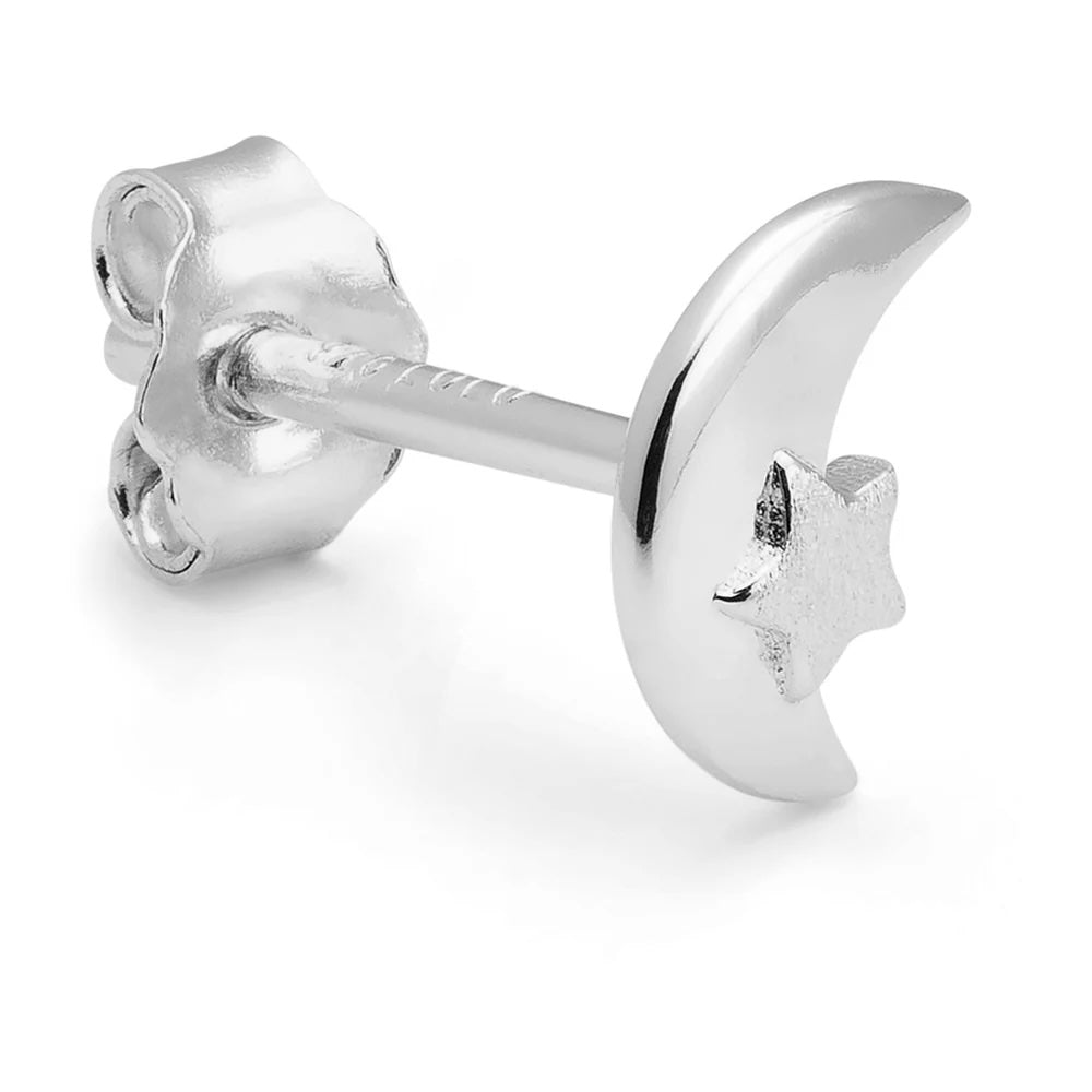 MoonStarearring1pcsSilverPlated__4