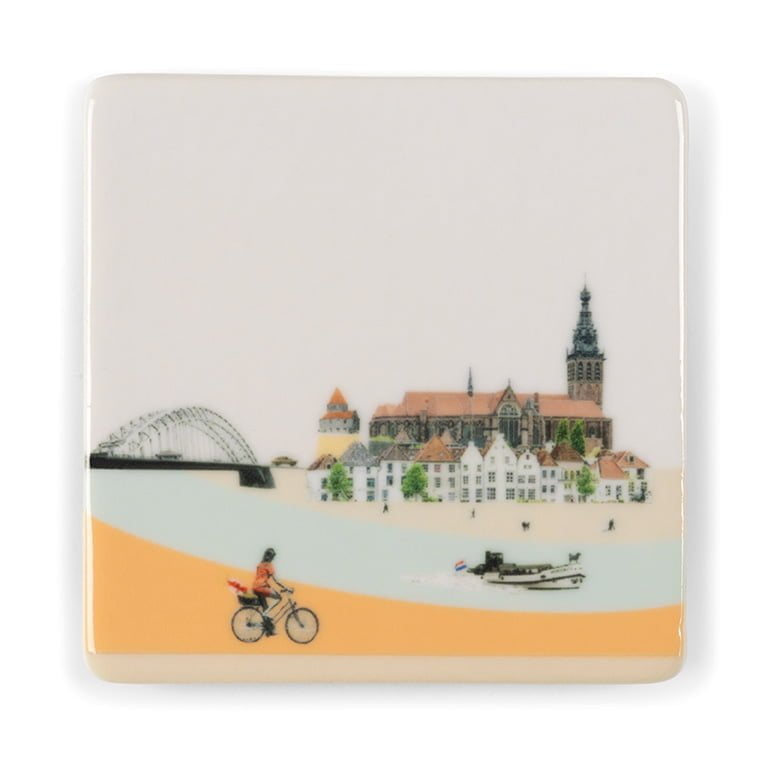 Nijmegen tussen Maas & Waal Mini (6x6cm) - LEEF mode en accessoires