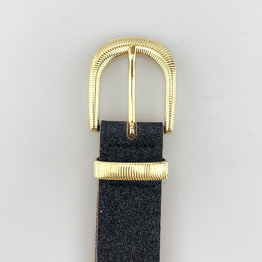 Nono Gloss Goud 2.5cm Glitter Black - LEEF mode en accessoires