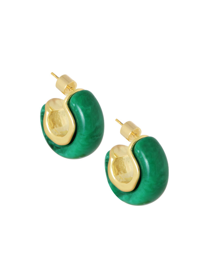 OORSTEKERSMETGROENEEMAILLE(21CM)groen__1