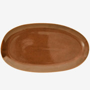 OVAL STONEWARE DISH Cinnamon - LEEF mode en accessoires
