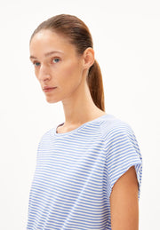 Oneliaa Lovely Stripes  Blue Bloom-Oatmilk - LEEF mode en accessoires